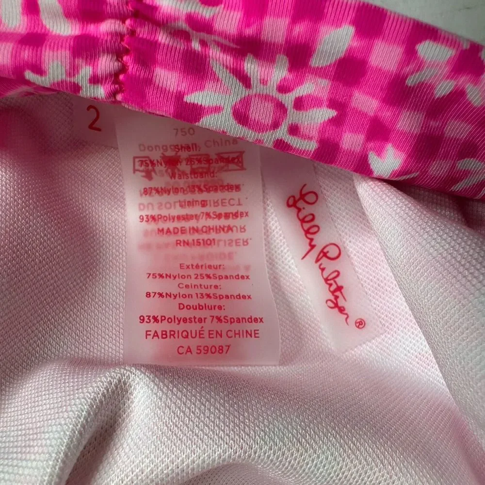 LILLY PULITZER Trey‎ Bikini Bottom Aura Pink 